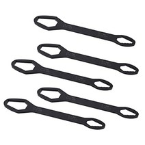 qinlorgo 렌치 2피스 다기능 고경도 비틀림 렌치 수리용 총 길이 220mm(f 검정색 전기 영동), f 블랙 전기 영동
