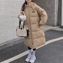 라페나 여성 루즈핏 롱 패딩 점퍼