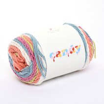 삼남뜨개실 캔디실 10+1 코바늘실 대바늘실 케이크얀 면혼방 100g 49컬러 사계절실 뜨개실, candy 100g 19 롤링팝 빈티지