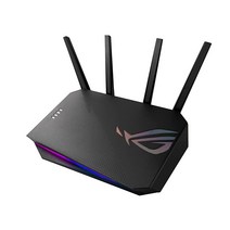 에이수스 ASUS 로그 스트릭스 AX5400 Wi-Fi 6 게이밍 라우터 전용 게이밍 포트/인스턴트 가드/적응형 QoS/포트 포워딩/아우라 RGB/Ai메시 호환 (GS-AX54, AX5400 ROG Strix