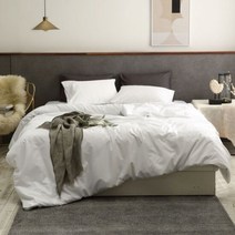 [바운티풀] 호텔납품 모달 이불커버 킹(K) 7컬러, 사이즈:모달 이불커버 킹 (K) / 색상:화이트