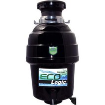 Eco Logic 10-US-EL-9 9 디럭스 음식물 쓰레기 처리기 34 HP 검은색, 단일모델명/품번