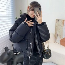 여성 숏 패딩 점퍼 자켓 다운