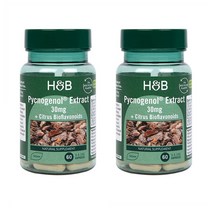 홀랜드앤바랫 피크노제놀 30mg 60캡슐 Holland & Barrett Pycnogenol, 2팩