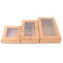 단상자 크래프트 박스 디저트 미니 답례품 포장박스제작 3종 크라프트박스, 중