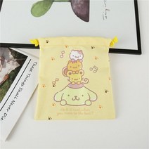 산리오 보관함 굿즈 18Cm ed 리틀트윈스타 마이멜로디 시나모롤 rin Keroppi 캔 프린트 포켓 소형 액세서리 보관 가방, E