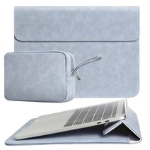 TOWOOZ Macbook Pro 13 인치 케이스 Macbook Air m2 케이스 얇은 편리한 마그넷식 개폐 노트북 케이스 Macbook AirPro 13~14 인치 M1 M2 칩스 대응 내충격 방지 발수 가공 접이식 PC 케이스 전원 수납 파우치 첨부
