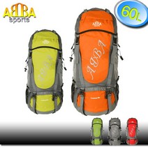 아바 프리미엄 등산배낭 60L, 레드