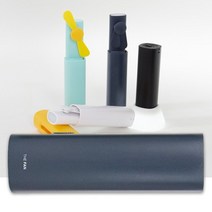 보조배터리 겸용 슬라이드 핸디 선풍기, 민트