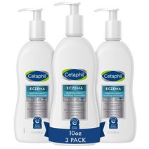 CETAPHIL RESTORADERM 가려움 컨트롤 모이스처라이징 로션 건조하고 자극받은 피부 진정 무첨가 향 피부과 추천 브랜드 10온스296ml 3팩 제품 포장은 다를 수 있음, 10 Fl Oz (Pack of 3)