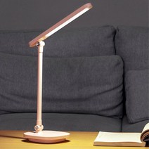 3단계 모드 눈보호 USB충전 LED스탠드 스탠드등 스탠드조명 책상용전등, 디월스LLD121 폴딩스탠드 핑크