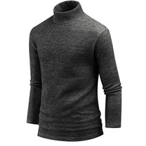 다꾸앙 남성 폴라티 포근함가득 골지 남자 목폴라 니트 B07M13_tn1602