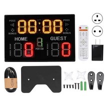 복싱타임벨 점수 판 타이머 탁상 전자 경량 100 240V 레슬링 복싱용 투명 LED, [01] U.S. regulations