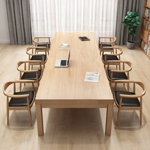 대형 긴 원목 테이블 사무실 회의 테이블 책상 2400, 180x80x75(5cm)