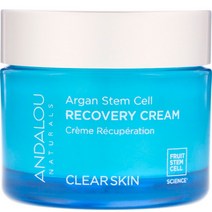Andalou Naturals Argan Stem Cell Recovery Cream 더 맑은 피부 17 fl oz 50 ml