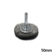 [풀리줄리] T형 스텐 브러쉬 50mm 드릴용 평브러쉬, 10개