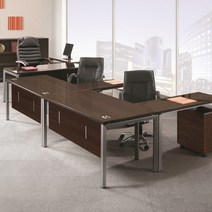 이더블유디 월넛 앞가림판 직원용책상/ EWD-G0012S EWD-G0014S EWD-G0016S EWD-G0018S/유리포함/중역/사장실/임원실/대표실/팀장실/사무가구/직원가구, W1600[EWD-G0016S]
