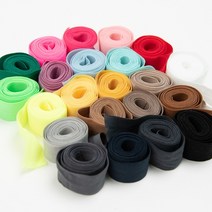 태백섬유 부자재 접밴드 헤어 타이 고무 밴드 바인딩 베리어스 컬러 22종, 블랙