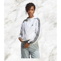 아디다스 ADIDAS 우먼스 3S 우븐 윈드브레이커 - WHITEBLACK IC0560 287310