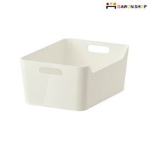 [이케아 직수입] VARIERA 다용도수납함 (대 34x24/화이트), 단품