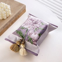 티슈케이스 각 휴지케이스화장지 홀더 재사용 가능한 티슈 여행용 벨벳 박스 커버 페이셜 냅킨 보관 직, 05 HS