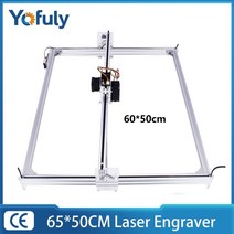 소형 레이저 마킹기 커팅기 각인기 각인 마킹 소형 cnc 6550 2축 조각 기계 작업, 15w 레이저, 오프라인이 아닌