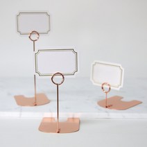 베이커리 카페 네임택 가격표 39종 POP, 블랙네임꽂이Y한겹10cm