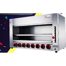 생선 구이 기계 업소용 스토브 기계 전기 바비큐, 가스형 8구