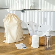 생활공작소 친환경 1종 주방세제 리필 450ml x 3개입+공용기+천연수세미+면주머니, 2개