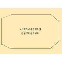 자체 주문 제작 노스피크 아틀란틱오션 분리형 전용 그라운드시트 방수포, 이너