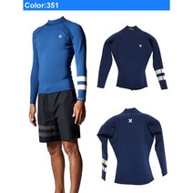 HURLEY 헐리 2023신상 1mm 남성 서핑 LS 재킷 어드밴티지 플러스 웻슈트 MZLSJK23, 351