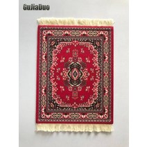 마우스 장패드연예인 게이밍 장마우스 손목 무선충전 gujiaduo 22x18cm 페르시아 카펫 매트 컴퓨터 패드 코스터 with tassel 패션 레트로 홈 장식 공예 데스크탑, 22x18x0.2cm, 색상 13