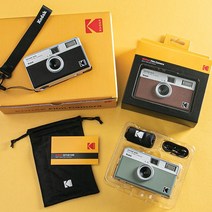 코닥 공식 수입 kodak 하프 필름카메라 H35 4종 중 택1, Black (블랙), 1개
