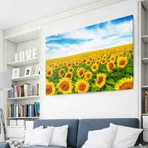 아란아트 복을 부르는 해바라기그림 15종 캔버스액자 실내인테리어, 05 대성 해바라기