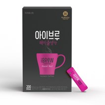 맥널티 아이브루 블랙커피 헤이즐넛향 200개입, 아이브루  헤이즐넛향 400개입(200T x 2개)