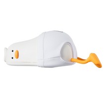 DEEKAILE 귀여운 오리 충전식손난로 손난로 USB 충전식 겨울용 휴대용손난로 대용량 보조 배터리, 흰색