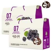 즙쟁이 아로니아즙 2박스 60포