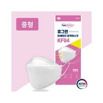 판촉물/1000개/휴그린 미세먼지 황사방역마스크 KF94중형마스크황사/방역마스크/홍보행사용품 대량구매 단, 기본1000개구매시, 인쇄없음