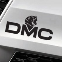 DMC 로고 데칼 스티커 기스 흠집 가리기 더뉴카니발 K7 본넷 뒷유리 모하비 미니컨트리맨 올뉴K5 제네시스G80 튜닝 트랙스 쉬운셀프다이 팰리세이드, 1개, 소형 블랙