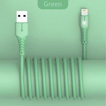 YUTOOL Quick Charge USB Cable For iPhone 14 13 12 11 Pro Max XS 6s 7 8 Plus Origin Mobile Phone Char, green_1m