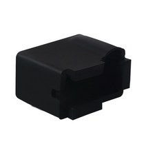 E3D 화산 히터 블록 PT100 핫 엔드 카트리지 타입 실리콘 V6 압출기 가열 알루미늄 3D 프린터 부품 24x20x12mm, [05] Black case