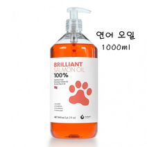 강아지 연어오일 브릴리언트 1000ml 효소추출 식욕증진 피부모질개선, 300ml