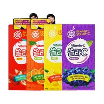 쏠라씨 고려은단 80정 쏠라씨 구미 쏠라씨 젤리 레몬맛 블루베리맛, 쏠라씨정 블루베리(80정)