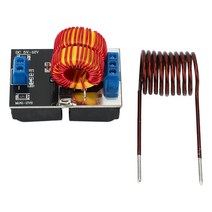 12V 120W 미니 ZVS 유도 가열 보드 플라이백 드라이버 넓은 히터 DIY 쿠커 + 점화 코일, 한개옵션0