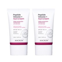 맥클린코스메틱 펩타이드 볼륨 선크림 SPF50+ PA++++, 50ml, 8개