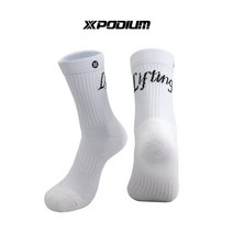 엑스포디움 리프팅삭스 양말 스포츠양말 크로스핏 헬스 런닝, 화이트