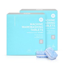 [ECOLAB] 친환경 식기세척기 세제 30개입 x 2 (총 60개입), 단일속성