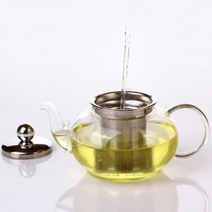 Well [로하티]마리안 내열 600ml 티포트 유리주전자 유리, 단일옵션