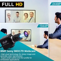 디지털사이니지 USB 웹캠 머신 비전 IMX179 8MP 3264X2448 가변 초점 CS 렌즈 박스 감시 산업용 카메, 06 No Lens