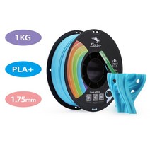 Creality 3D 프린터 필라멘트 하이퍼 시리즈 PLA 1kg 1.75mm 인쇄 속도 600 mm/s 소모품 K1 / Max Ender 5, 12 PLA Plus-Blue